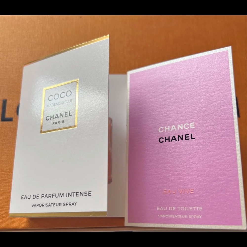 Chanel Coco and Chance samplers
